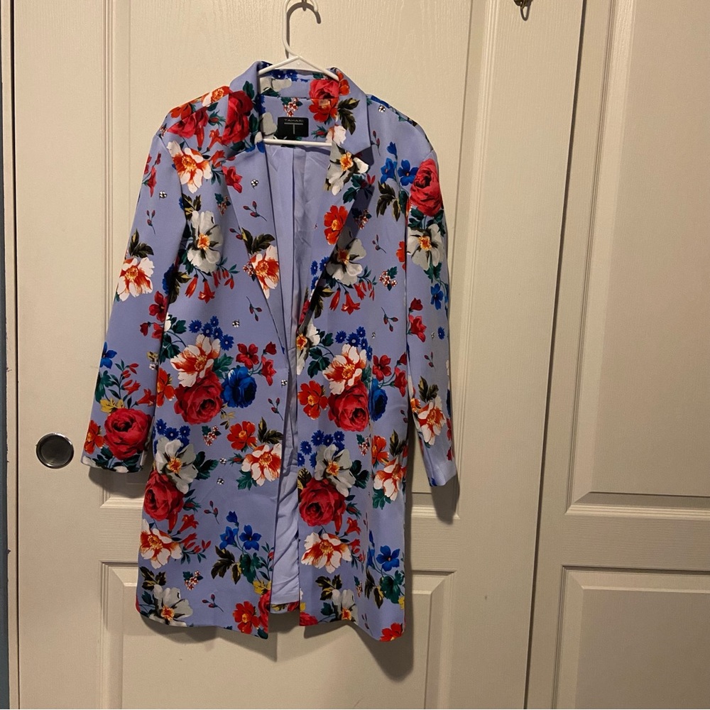 Tahari Floral Coat